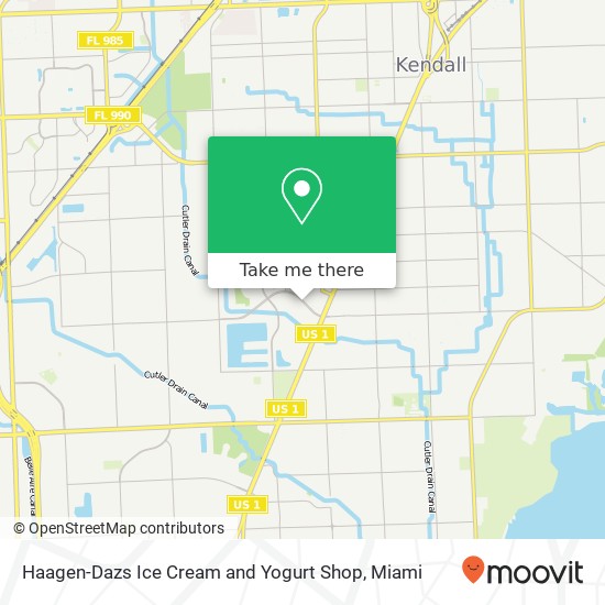 Haagen-Dazs Ice Cream and Yogurt Shop map