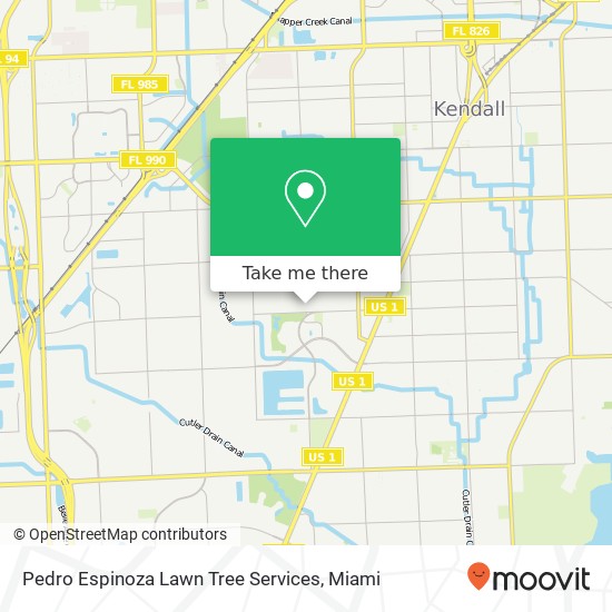 Mapa de Pedro Espinoza Lawn Tree Services