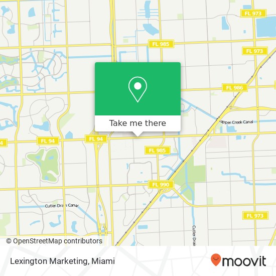 Lexington Marketing map