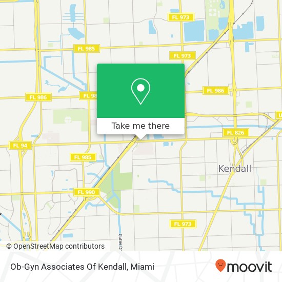 Ob-Gyn Associates Of Kendall map