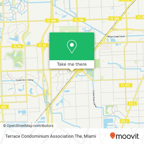 Terrace Condominium Association The map