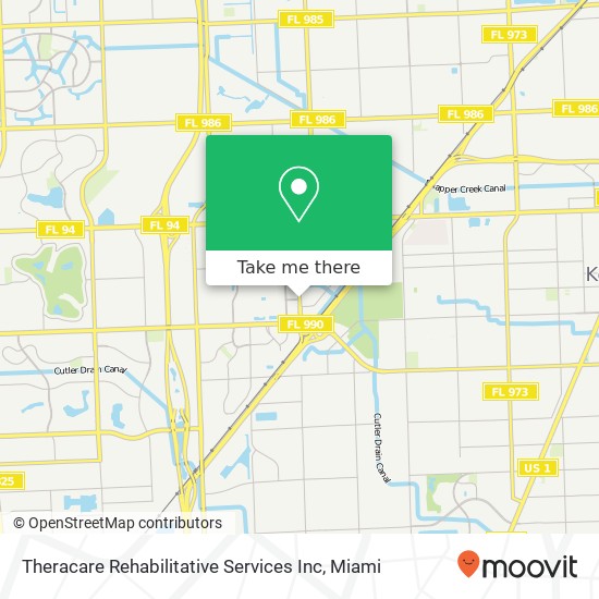 Theracare Rehabilitative Services Inc map