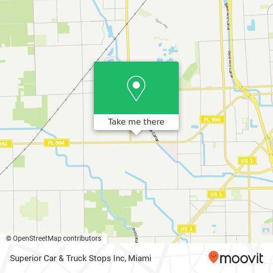 Mapa de Superior Car & Truck Stops Inc