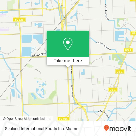 Sealand International Foods Inc map