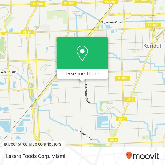 Lazaro Foods Corp map