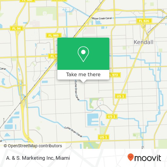 A. & S. Marketing Inc map