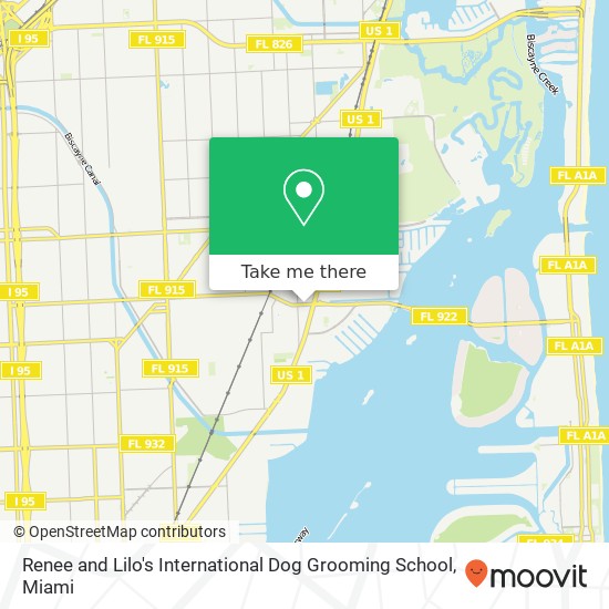 Mapa de Renee and Lilo's International Dog Grooming School