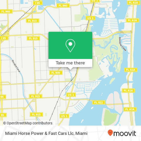 Miami Horse Power & Fast Cars Llc map