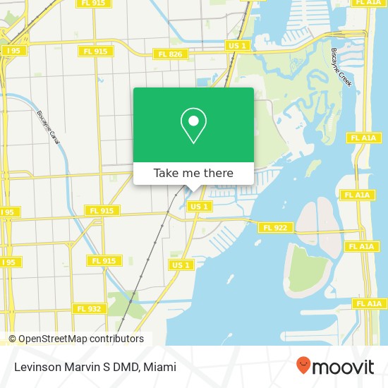 Levinson Marvin S DMD map