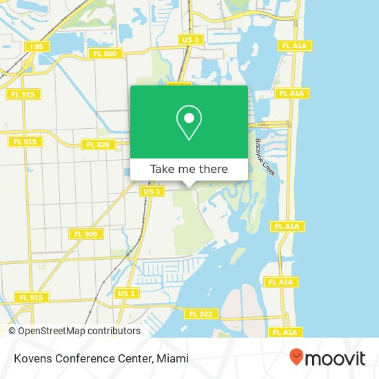 Kovens Conference Center map