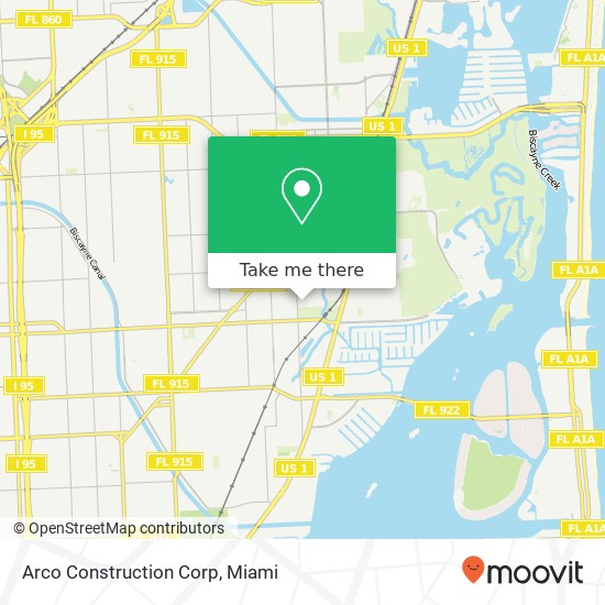 Arco Construction Corp map