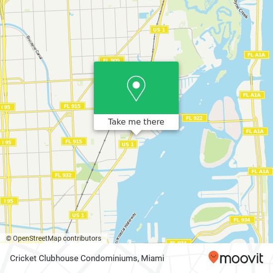 Cricket Clubhouse Condominiums map