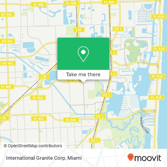 International Granite Corp map