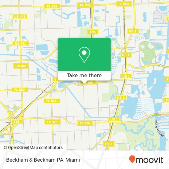Beckham & Beckham PA map