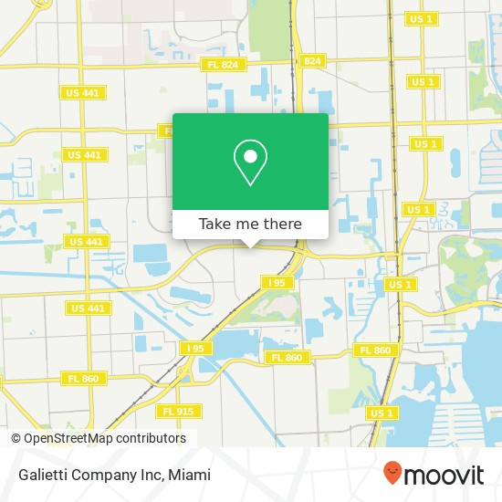 Galietti Company Inc map
