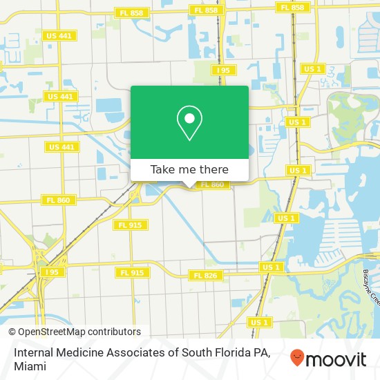 Internal Medicine Associates of South Florida PA map