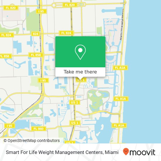 Mapa de Smart For Life Weight Management Centers