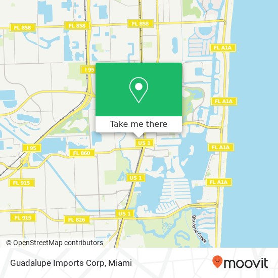 Guadalupe Imports Corp map