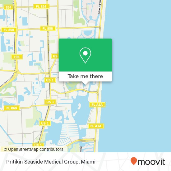 Pritikin-Seaside Medical Group map