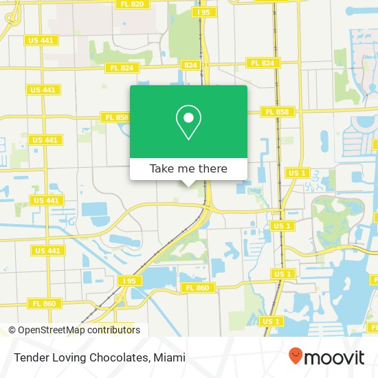 Tender Loving Chocolates map