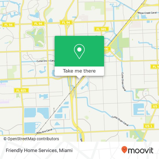 Friendly Home Services map