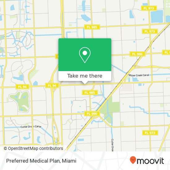Preferred Medical Plan map