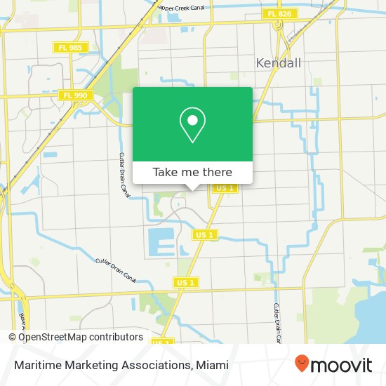 Maritime Marketing Associations map