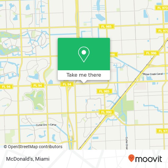 McDonald's map