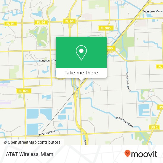 AT&T Wireless map