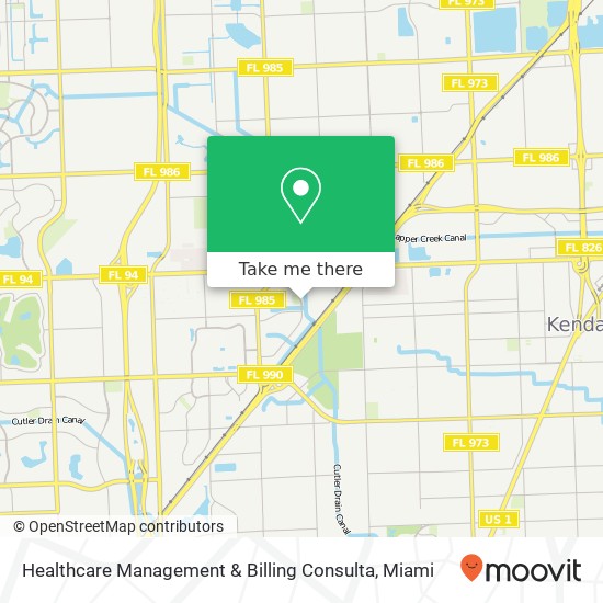 Healthcare Management & Billing Consulta map