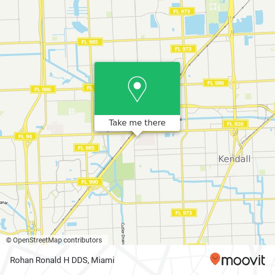 Rohan Ronald H DDS map