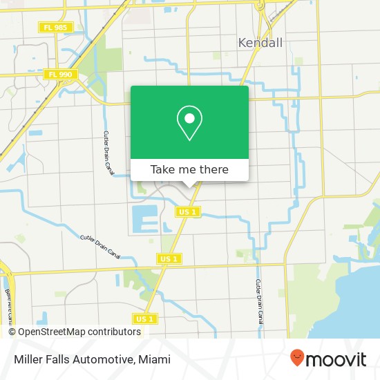 Mapa de Miller Falls Automotive