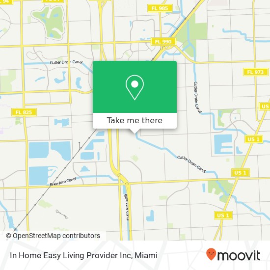 Mapa de In Home Easy Living Provider Inc