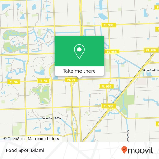 Food Spot map