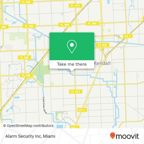 Alarm Security Inc map