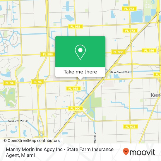 Mapa de Manny Morin Ins Agcy Inc - State Farm Insurance Agent