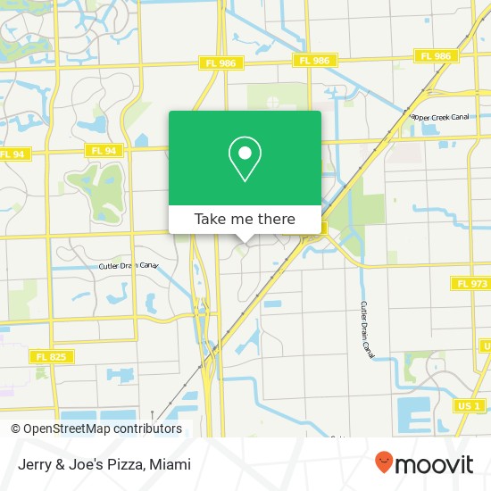 Mapa de Jerry & Joe's Pizza