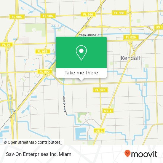 Sav-On Enterprises Inc map