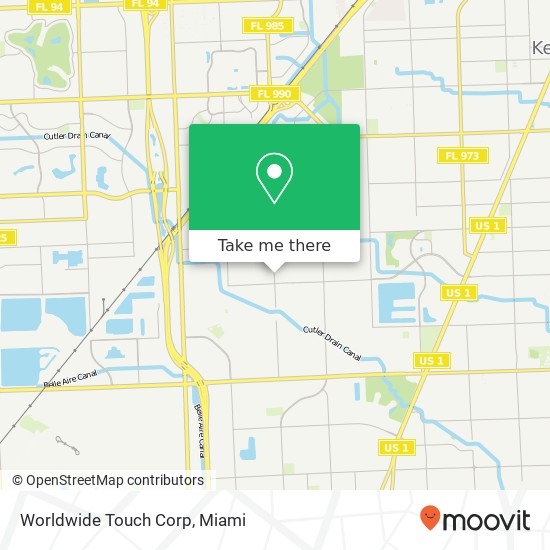 Worldwide Touch Corp map