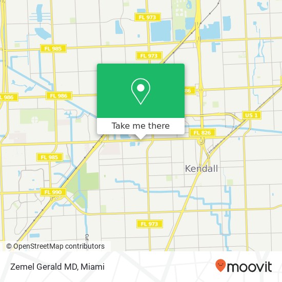 Zemel Gerald MD map