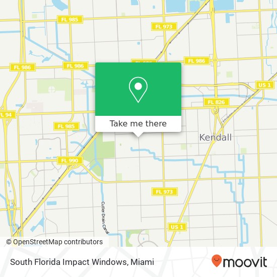Mapa de South Florida Impact Windows