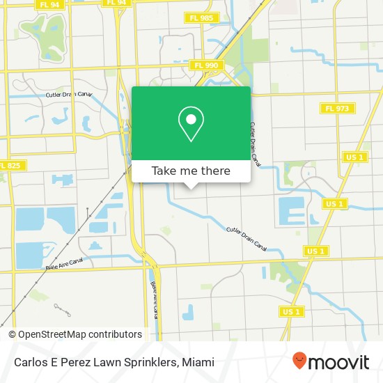 Carlos E Perez Lawn Sprinklers map