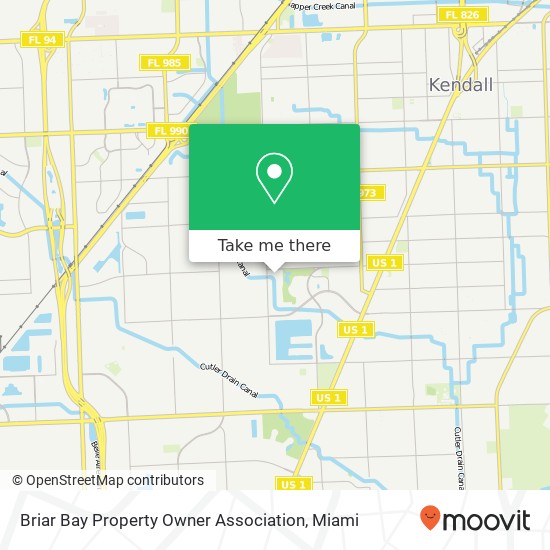 Mapa de Briar Bay Property Owner Association