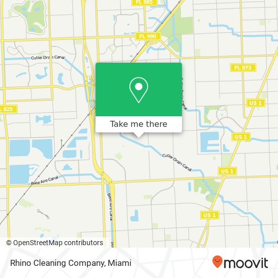 Mapa de Rhino Cleaning Company