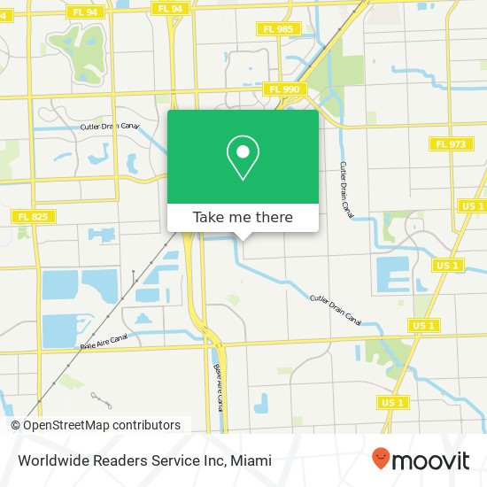 Mapa de Worldwide Readers Service Inc