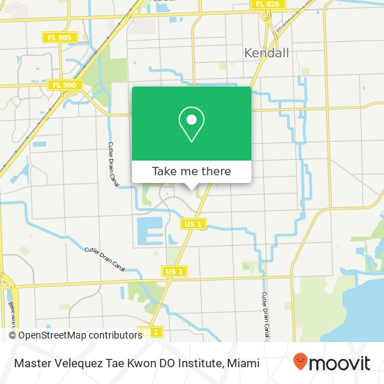 Master Velequez Tae Kwon DO Institute map