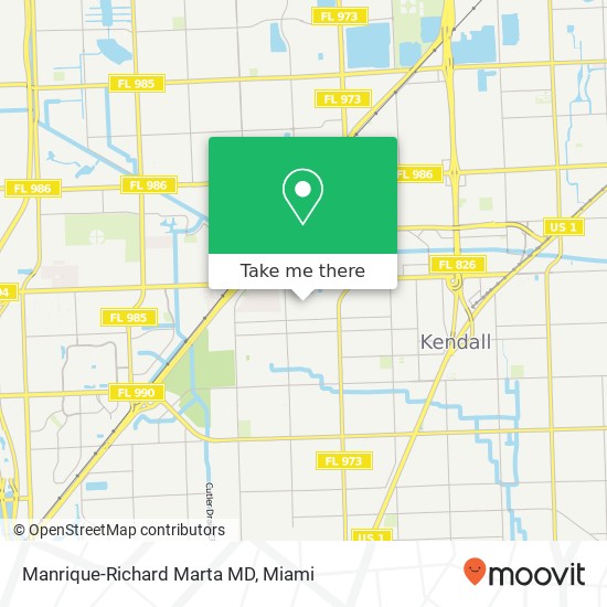 Manrique-Richard Marta MD map