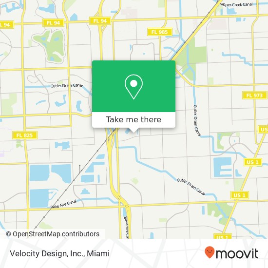 Velocity Design, Inc. map