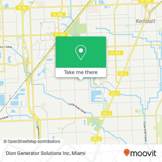 Dion Generator Solutions Inc map