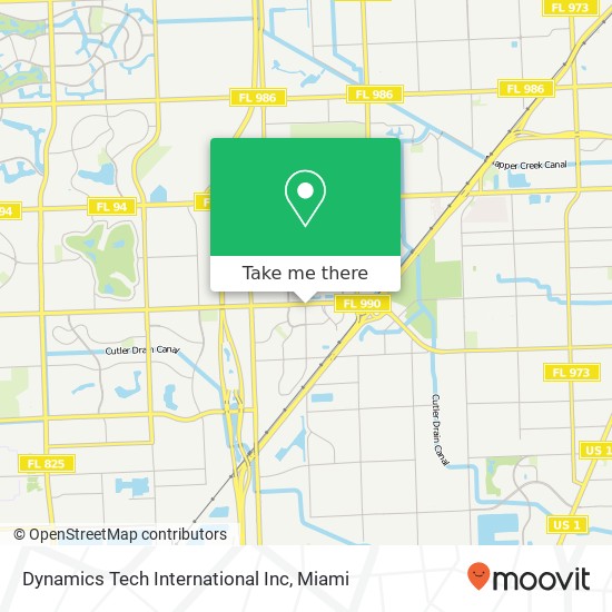 Dynamics Tech International Inc map